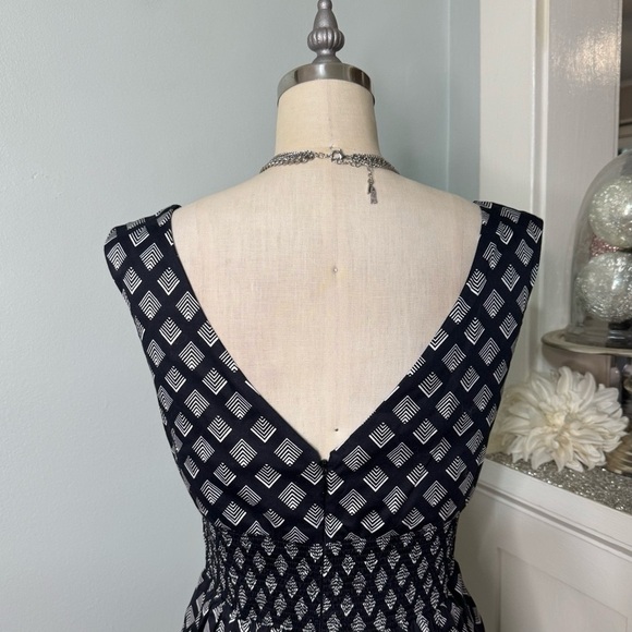 White House Black Market Sleeveless Fit & Flare Casual Dress Sundress Size 0 - Picture 6 of 11
